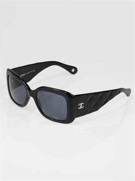 chanel quilted sunglasses 5019 black|CHANEL Quilted Sunglasses 5019 Black 19730 .